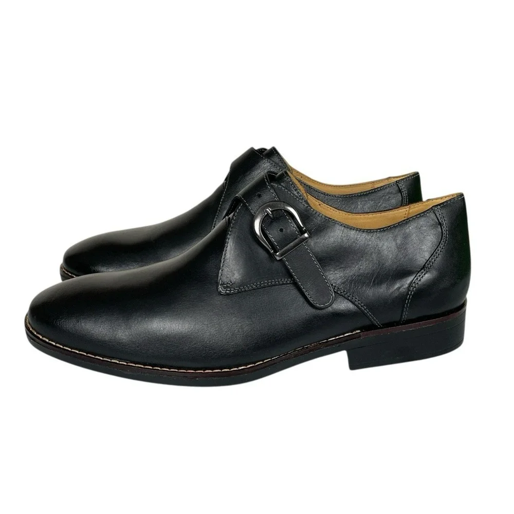 Sandro Paris Single Monk Strap Oxford Dress Shoes Mens 13D Minimalist Brazil